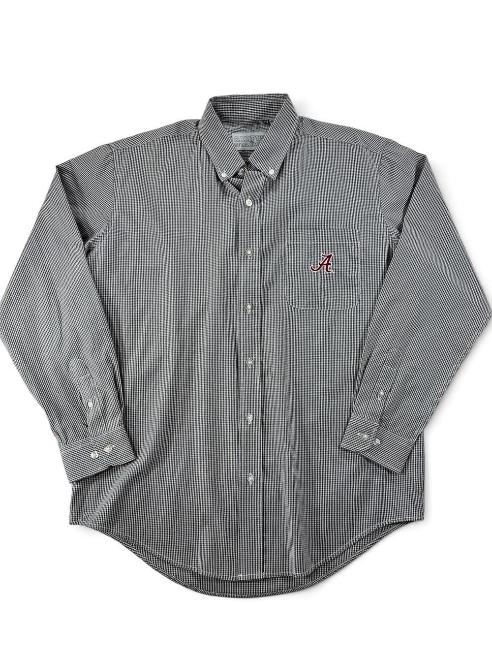 University of Alabama Gray Button-Down Dress Shirt - Men's M